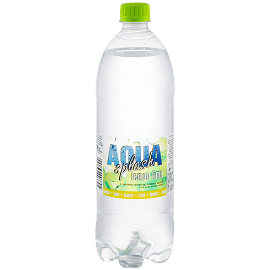 AQUASPLASH SPARK LEMON/LIME WATER 1L