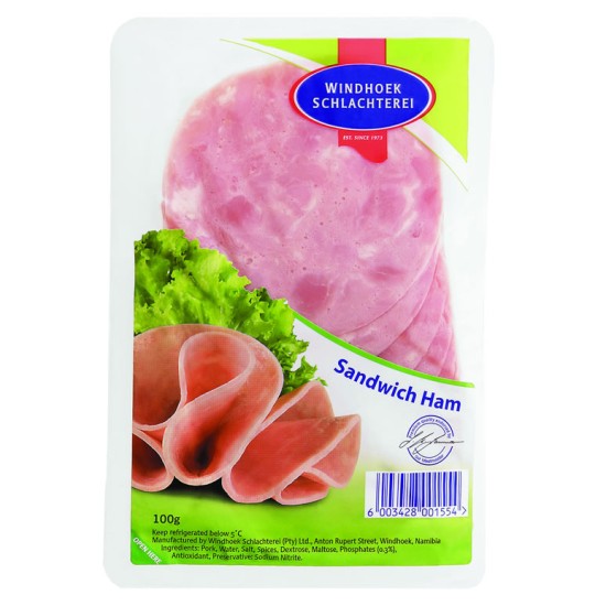 WINDHOEK SANDWICH HAM 100GR