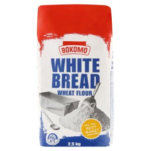 BOKOMO WHITE BREAD WHEAT FLOUR 2.5KG