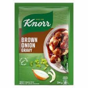 KNORR GRAVY BROWN ONION 34GR