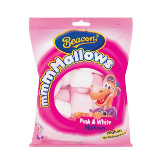 BEACON MARSHMALLOWS PINK&WHITE 150GR