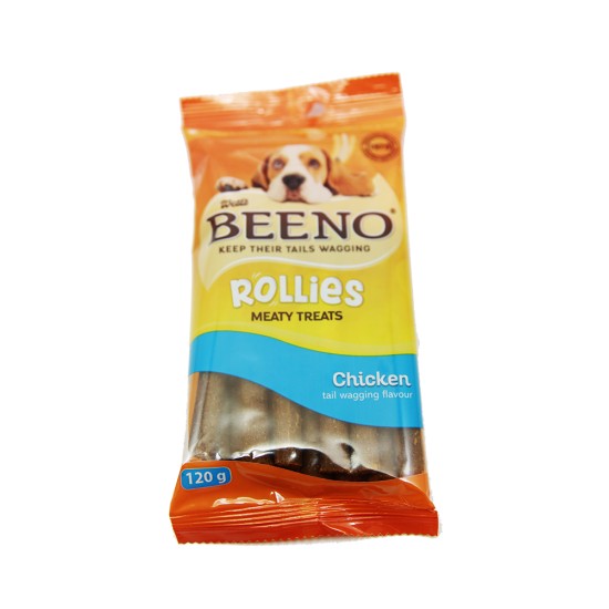 BEENO ROLLIES WITH CHICKEN 120GR