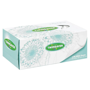 TWINSAVER FACIAL TISSUE SPRING 120EA