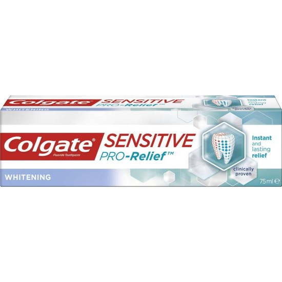 COLGATE T PASTE SENS PRO REL WHITEN 75ML