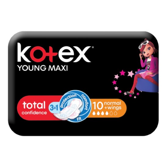 KOTEX MAXI YOUNG NORMAL 10EA