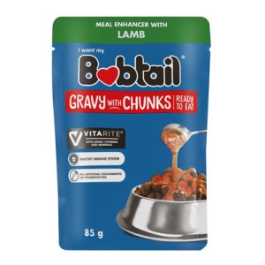 BOBTAIL LAMB CHUNKS&GRAVY D FOOD 85GR