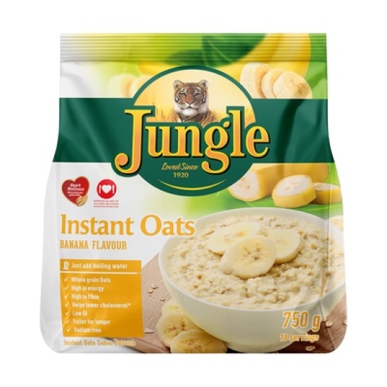 JUNGLE INST PORRIDGE BANANA 750GR