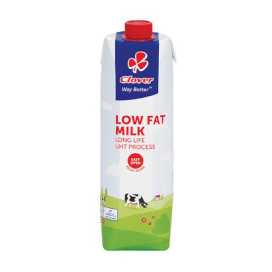 CLOVER UHT MILK LOW FAT 1L