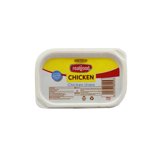 REAL GOOD CHICKN LIVER TUBS 500GR