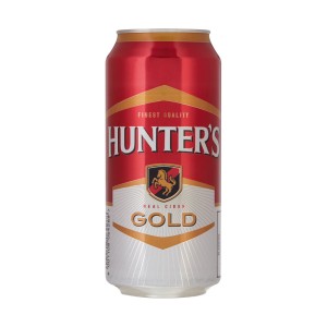 HUNTERS GOLD CIDER CAN 440ML