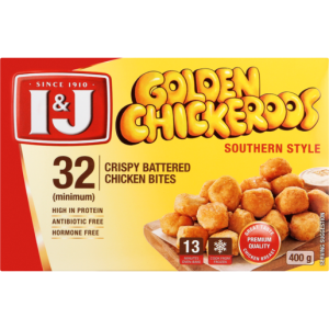 I&J CHICKEROOS SOUTHERN FRY 400GR