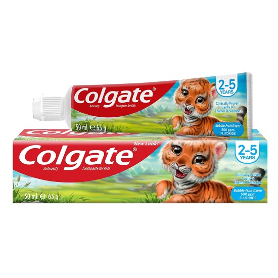 COLGATE A/CAVITY T/PAST BUBBLEFRUIT 50ML