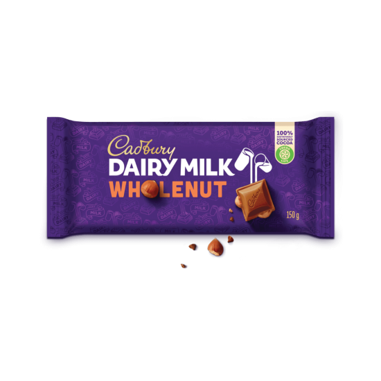 CADBURY SLAB WHOLE NUT 150GR