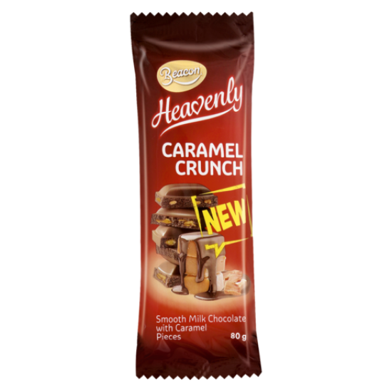 BEACON M/CHOC SLAB CARAMEL CRUNCH 80GR